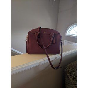 Coach pebble leather Purple bags